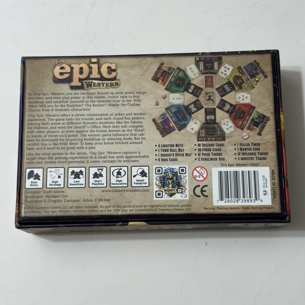Tiny Epic Pirates & Western Board Game Card Game Complete Gamelyn - Picture 5 of 8